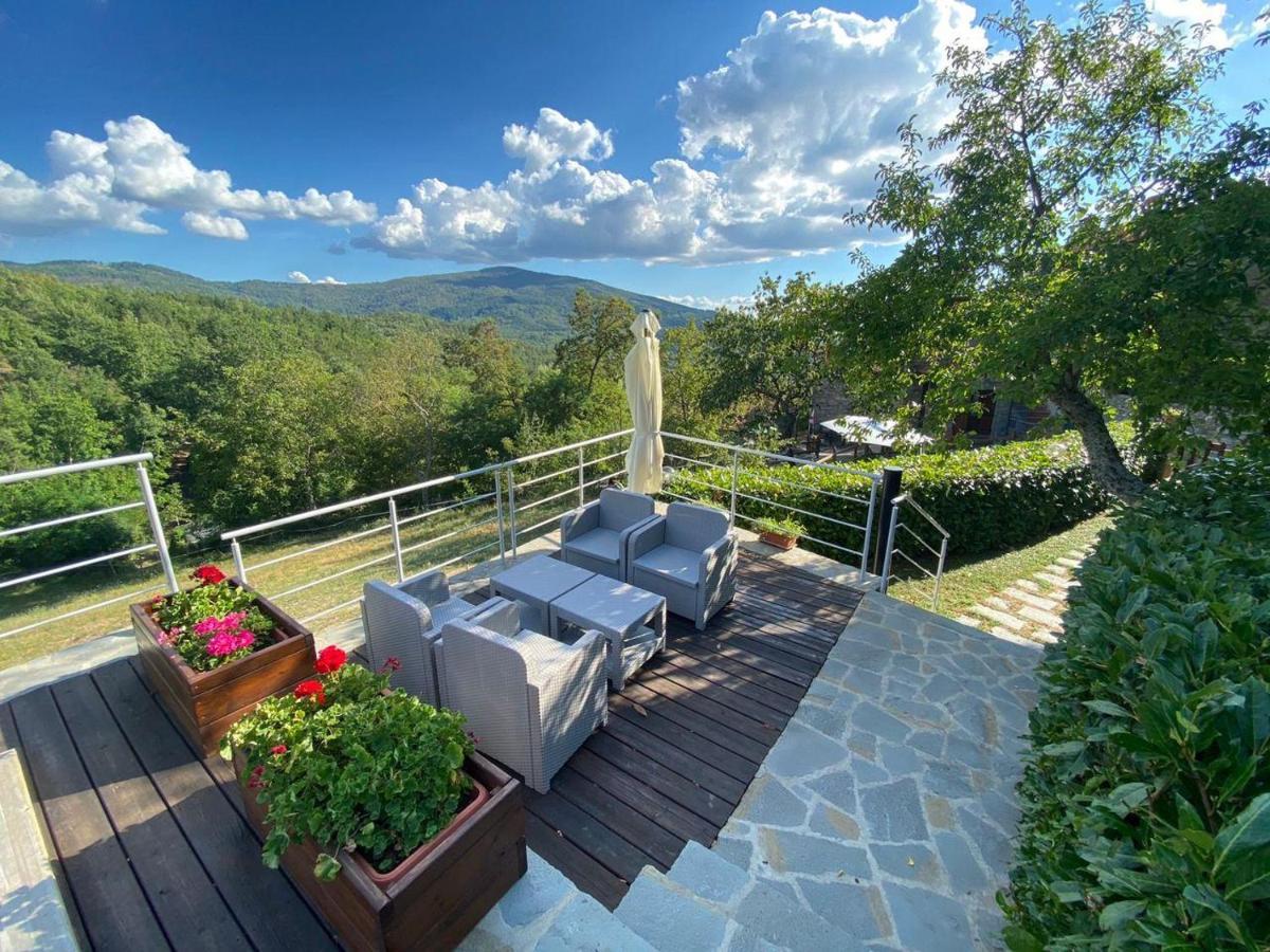Agriturismo Vezzano Chiusi della Verna Kültér fotó